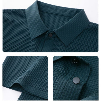 Alaric - Luxury Textured Men's Polo-Shirt