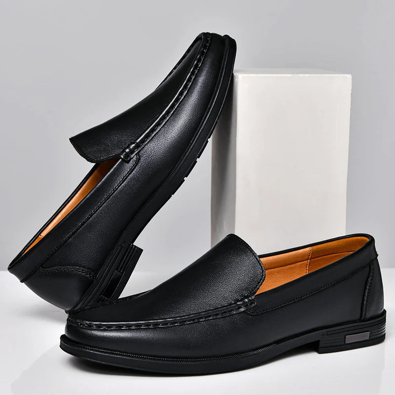 Emerson - Elegant Vegan Leather Loafers