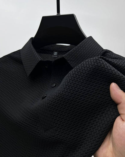 Alaric - Luxury Textured Men's Polo-Shirt