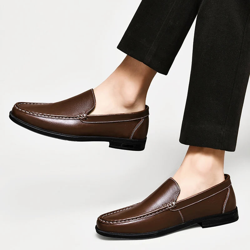 Emerson - Elegant Vegan Leather Loafers