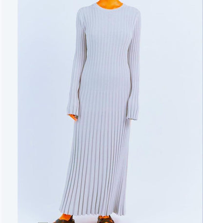 Boronia - Elegant Ribbed Maxi Dress