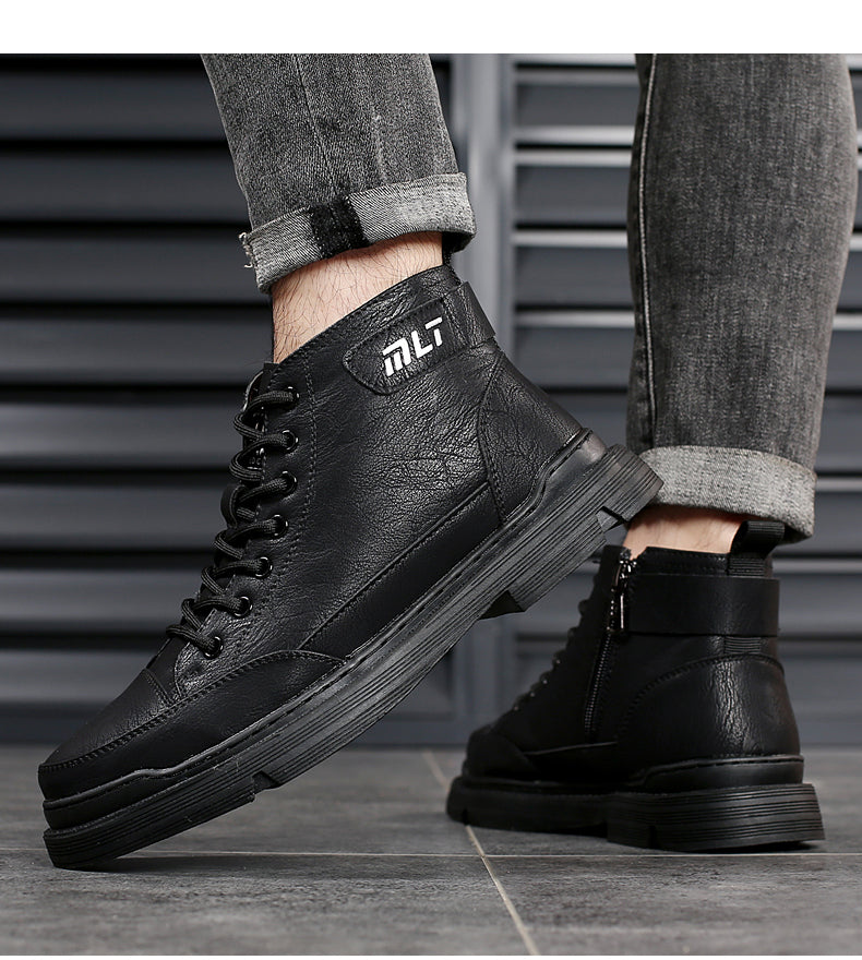 Evan - Mens High Top Winter Shoes