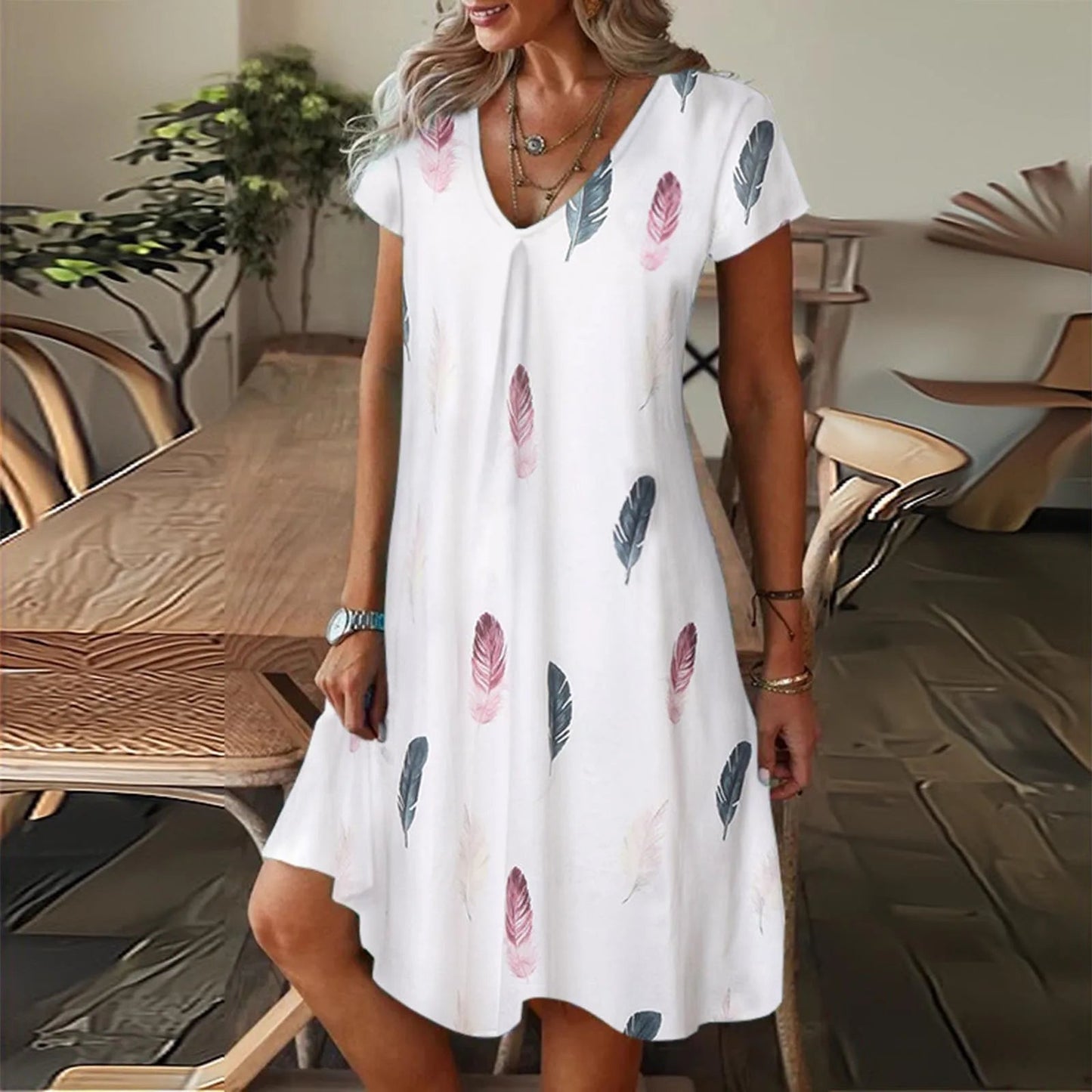 Bonney - Comfy Printed Dress