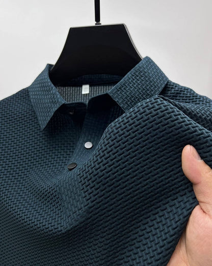 Alaric - Luxury Textured Men's Polo-Shirt