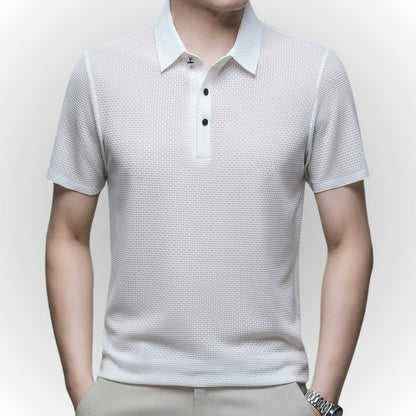 Alaric - Luxury Textured Men's Polo-Shirt