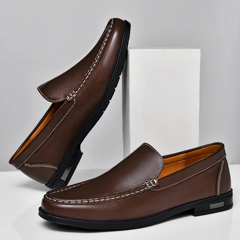 Emerson - Elegant Vegan Leather Loafers