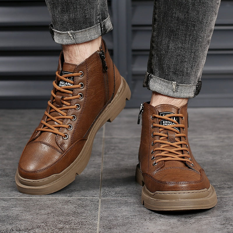 Evan - Mens High Top Winter Shoes