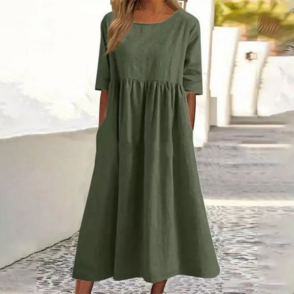 Samara™ - Linen and Cotton Dress