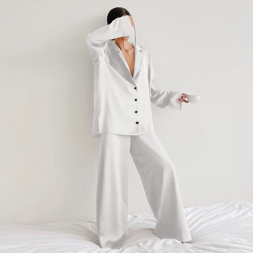 Nikolina - Silky Elegance Oversized Pajama Set