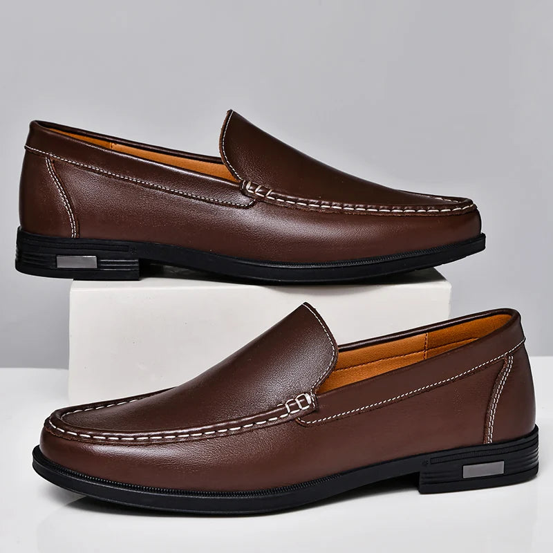 Emerson - Elegant Vegan Leather Loafers