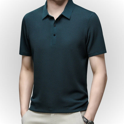 Alaric - Luxury Textured Men's Polo-Shirt