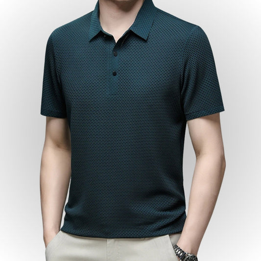 Alaric - Luxury Textured Men's Polo-Shirt