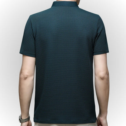 Alaric - Luxury Textured Men's Polo-Shirt