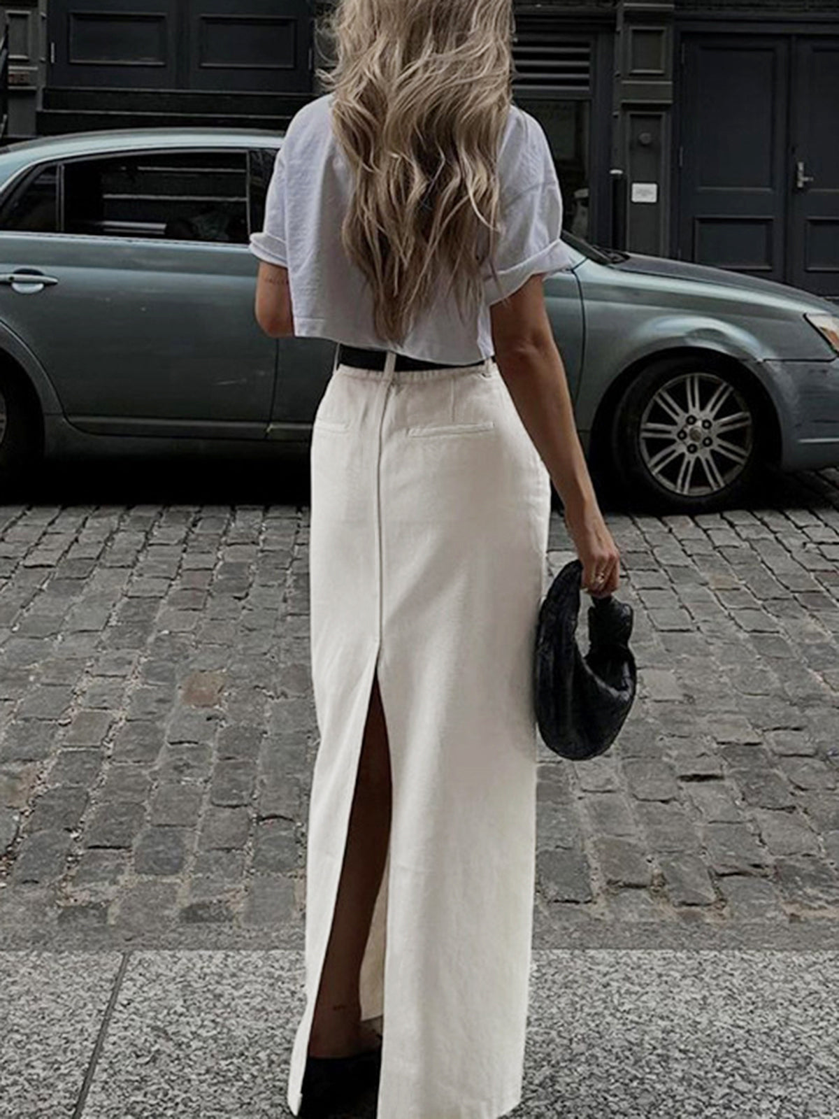 Parisian Slit Maxi Skirt