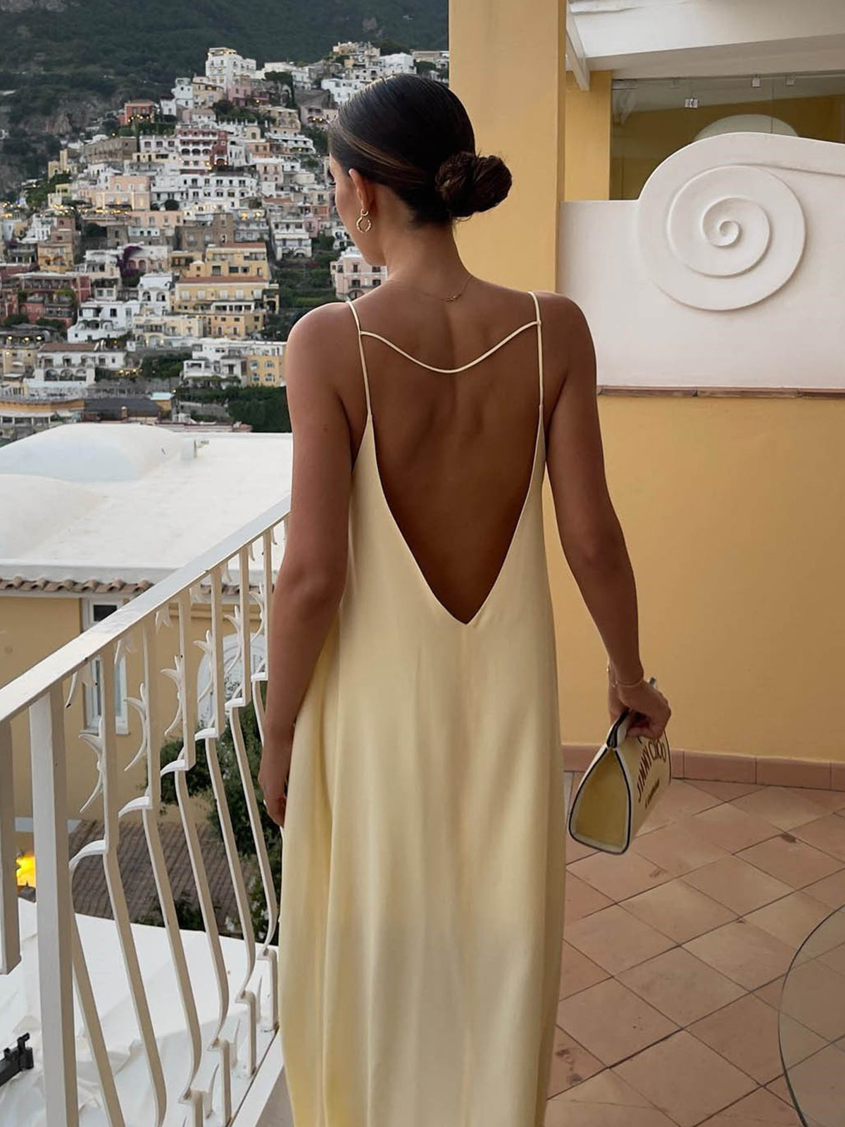 Backless Vacation Long Dress