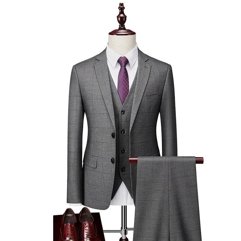 Shelby's - Three Pieces Suit Checkered