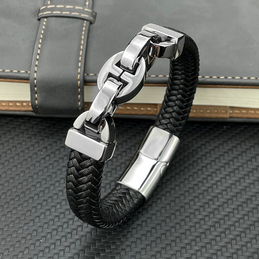 Alexander - Vintage Leather Bracelet