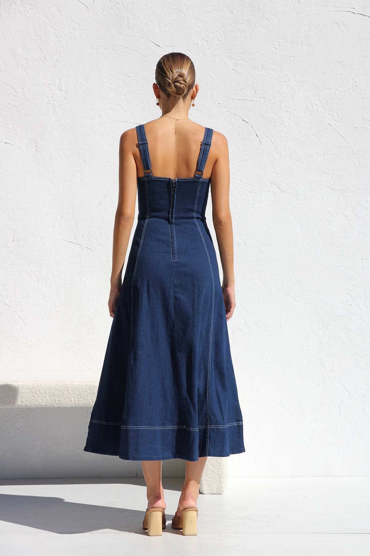 Cadence - Cassia Indigo Dress