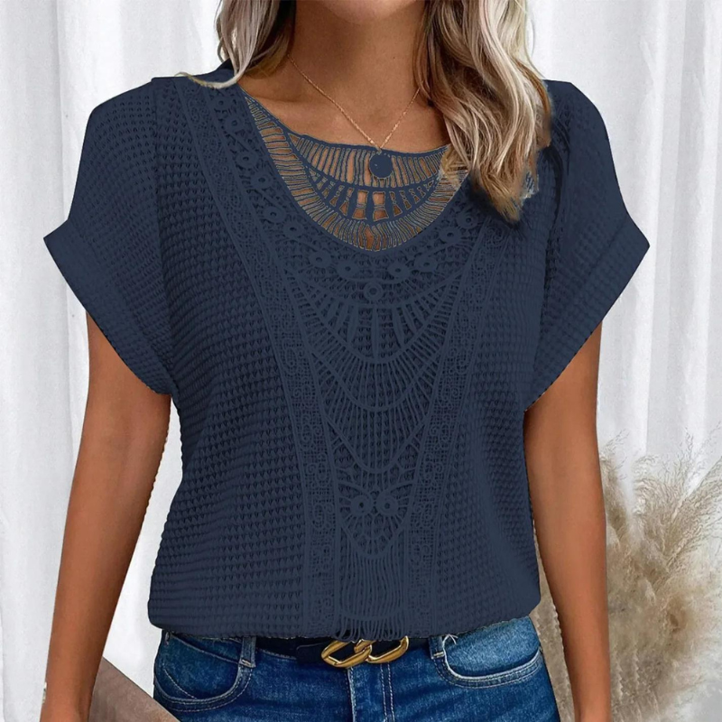 Gracie - Elegant Lace T-Shirt