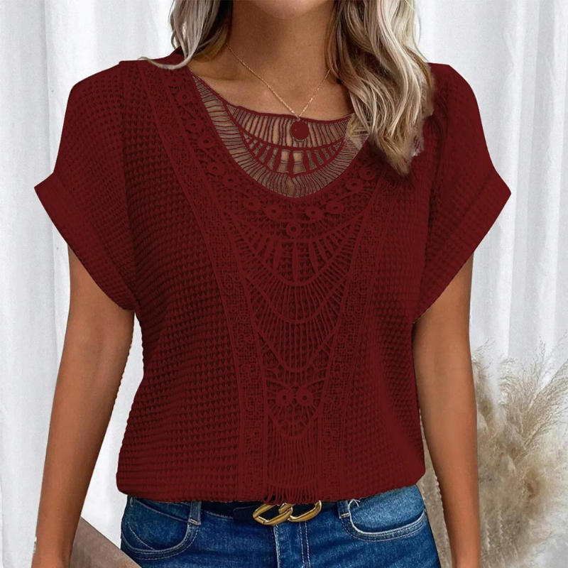 Gracie - Elegant Lace T-Shirt