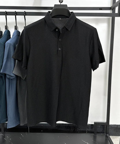 Alaric - Luxury Textured Men's Polo-Shirt