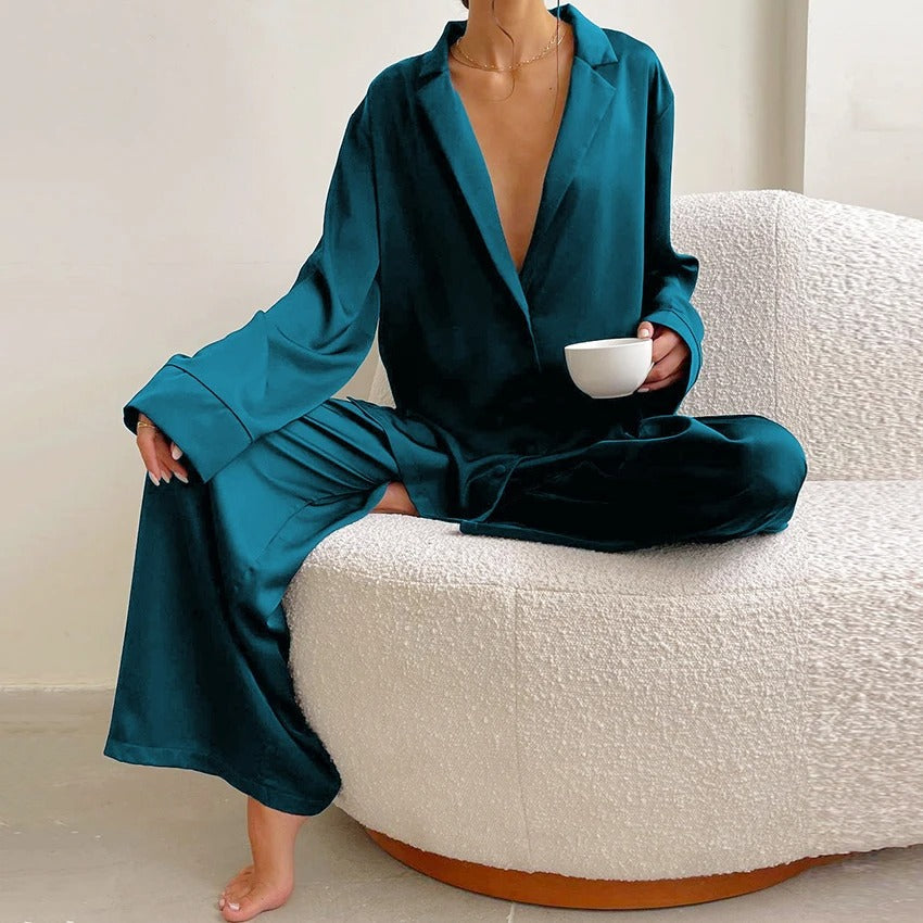 Nikolina - Silky Elegance Oversized Pajama Set