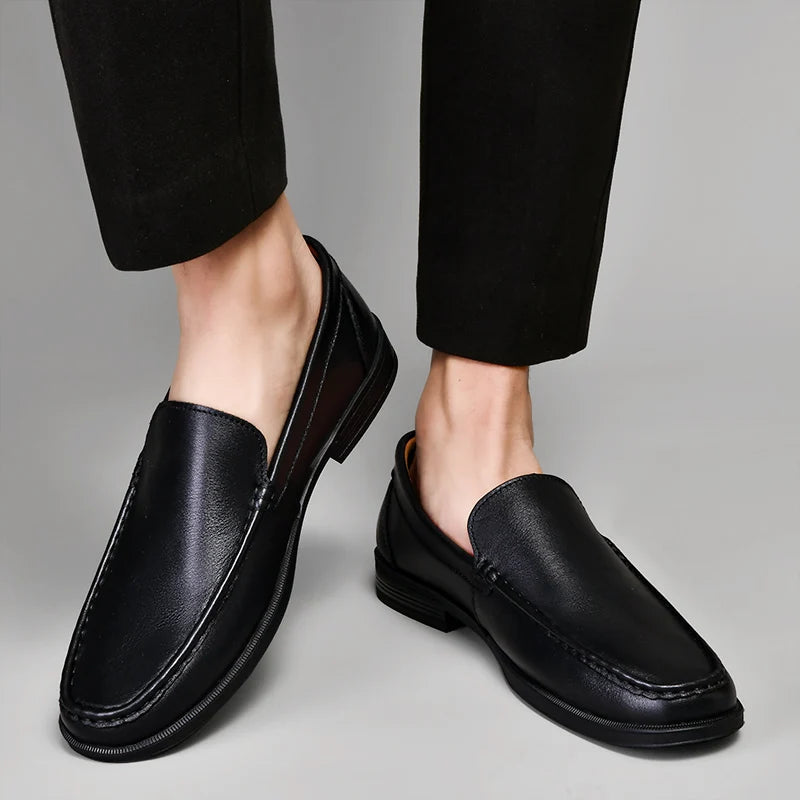 Emerson - Elegant Vegan Leather Loafers