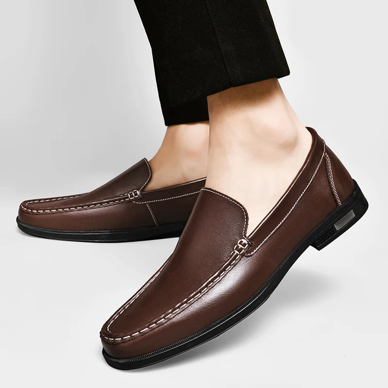 Emerson - Elegant Vegan Leather Loafers