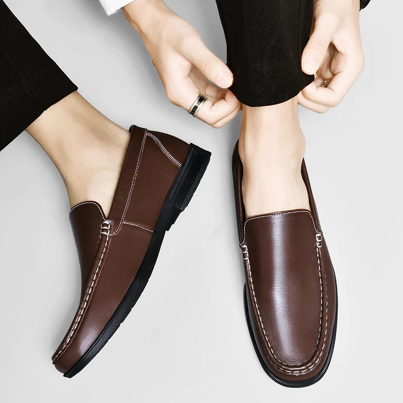 Emerson - Elegant Vegan Leather Loafers