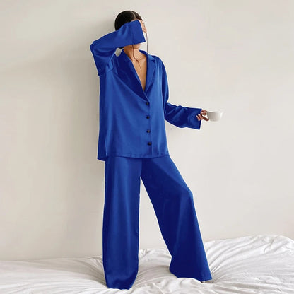 Nikolina - Silky Elegance Oversized Pajama Set