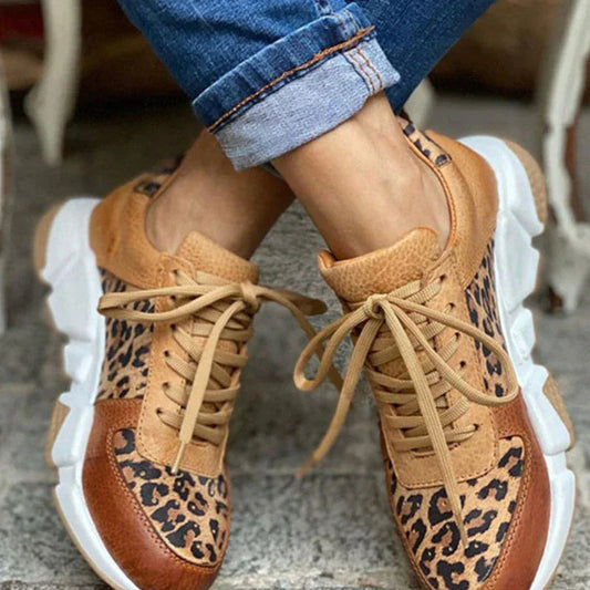 Melissa - Leopard Print Sneakers