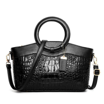 Vora - Elegant Leather Croco Bag