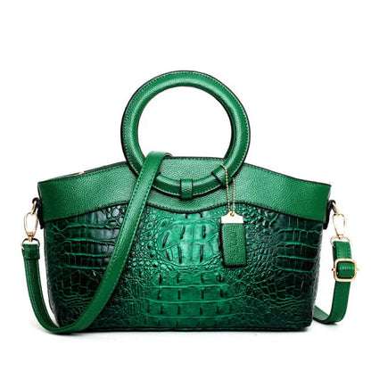 Vora - Elegant Leather Croco Bag